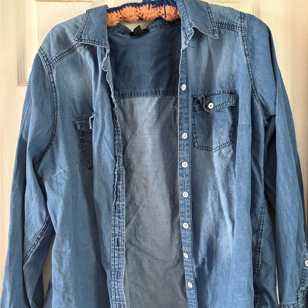 Torrid Classic Blue Denim Shirt